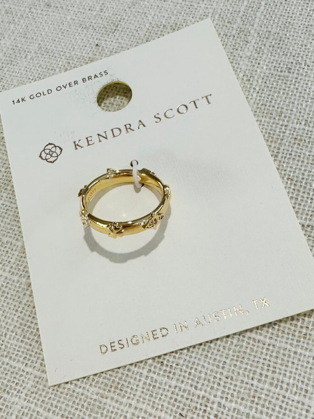 Kendra Scott Lucky Charm Band Ring